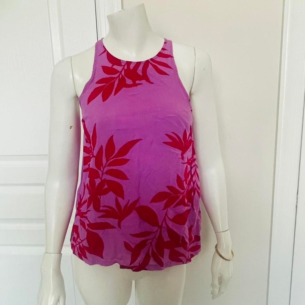 Old Navy Pink floral tank top